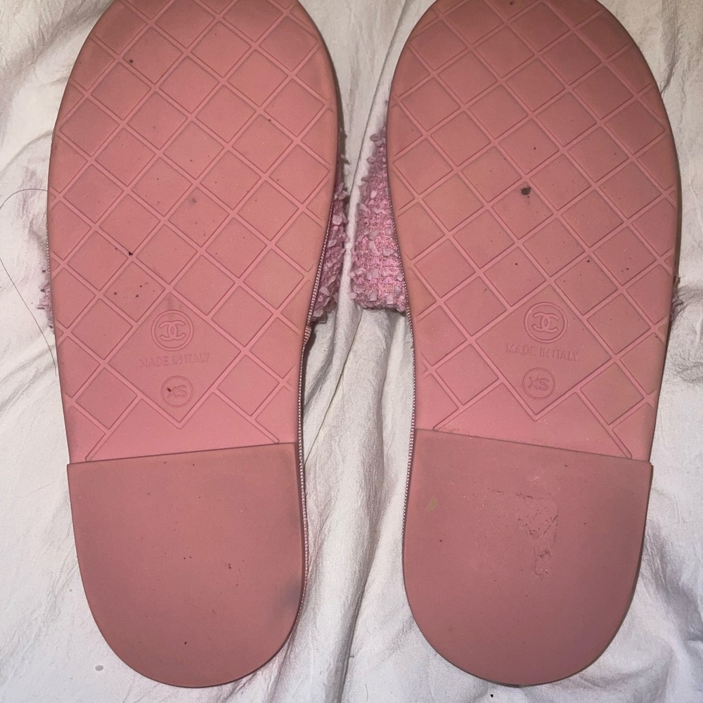 Chanel tweed slippers size 36 - Picture 3 of 6